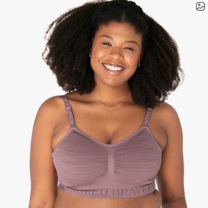 Kindred Bravely Sublime hands free pumping nursing bra sublime mauve medium EUC